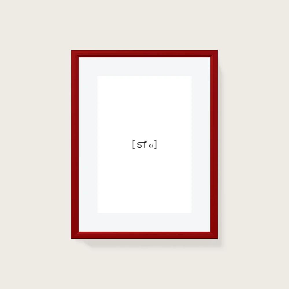 30x40 cm [SF01] Bildgröße 22x32 cm - mit Passepartout