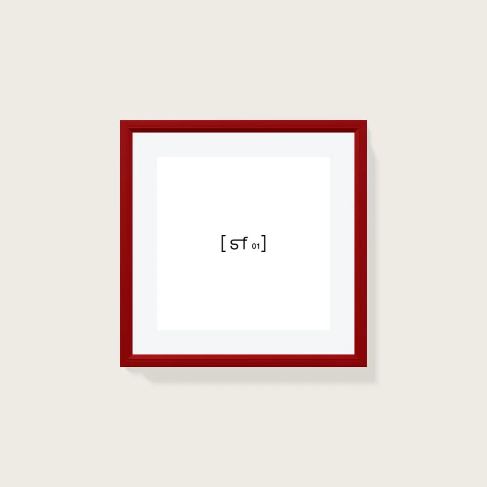 30x30 cm [SF01] Bildgröße 24x24 cm - mit Passepartout