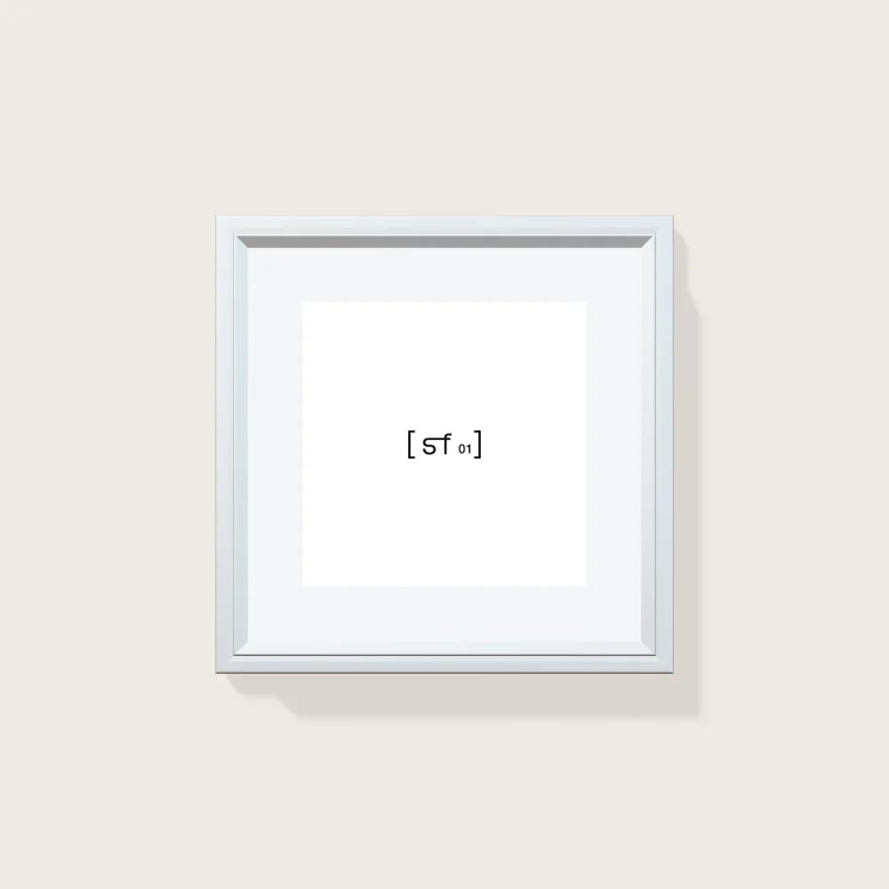 20x20 cm [SF01] Bildgröße 15x15 cm - mit Passepartout