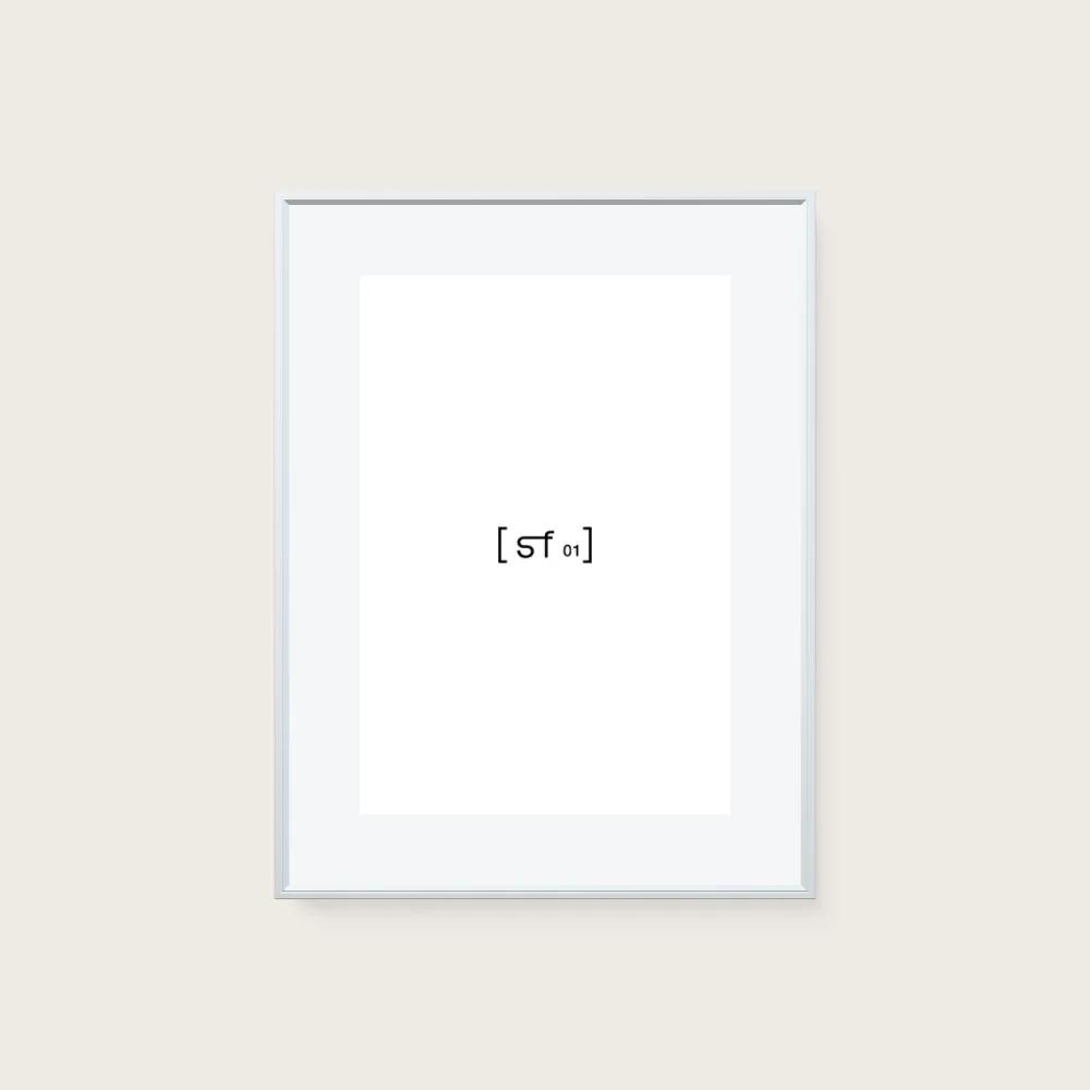 60x80 cm [SF01] Bildgröße 44x64 cm - mit Passepartout
