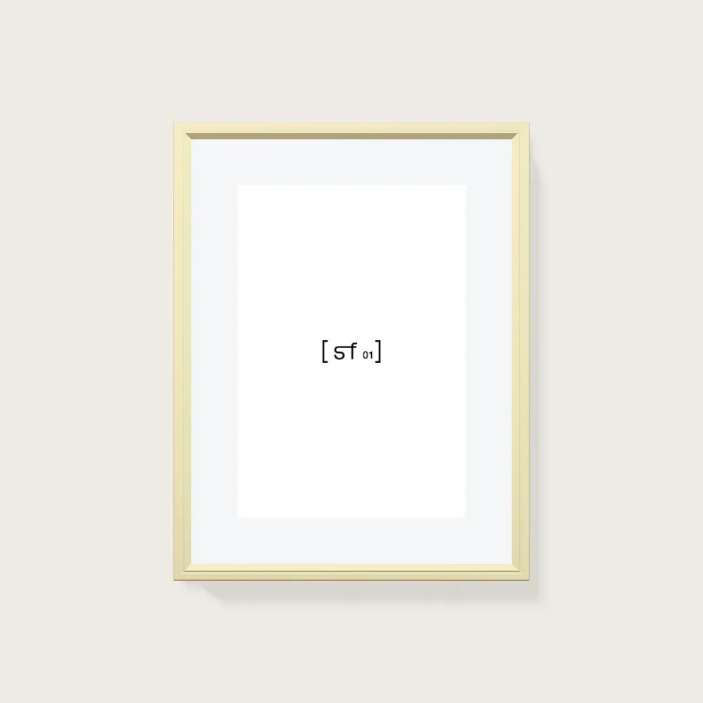 30x40 cm [SF01] Bildgröße 22x32 cm - mit Passepartout