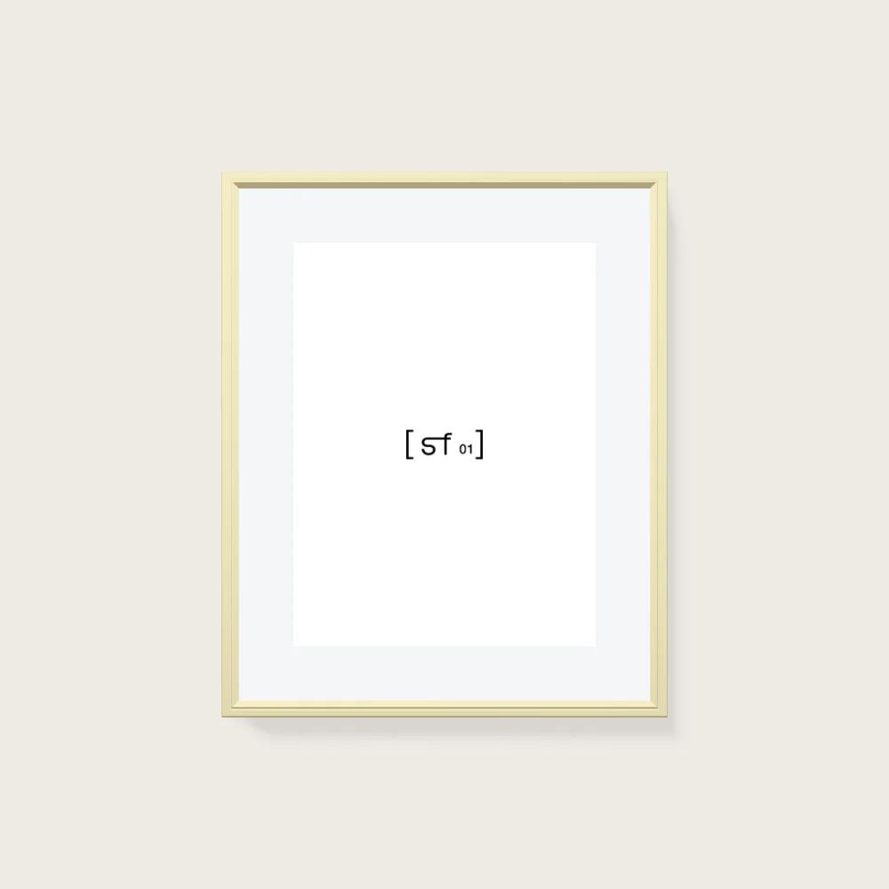 40x50 cm [SF01] Bildgröße 30x40 cm - mit Passepartout