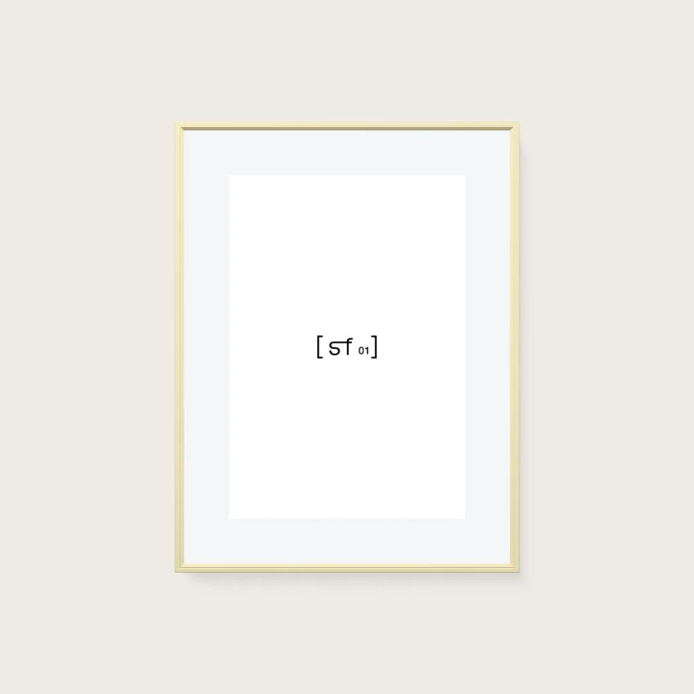 60x80 cm [SF01] Bildgröße 44x64 cm - mit Passepartout