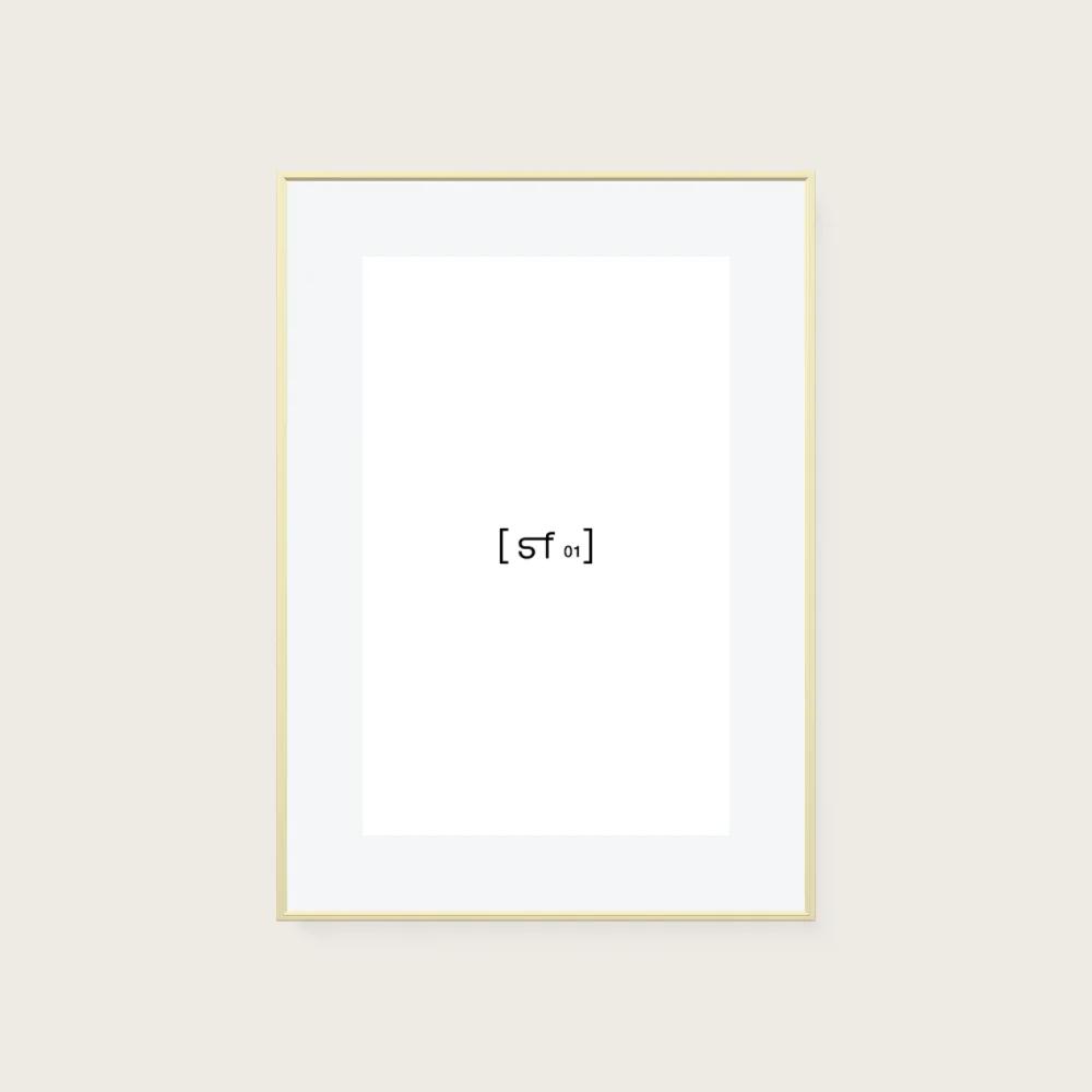 84,1x118,9 cm [SF01] Bildgröße 60,1x94,9 cm - mit Passepartout