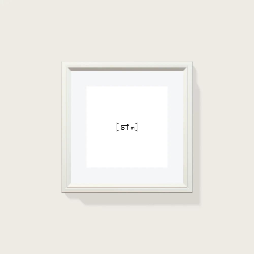 20x20 cm [SF01] Bildgröße 15x15 cm - mit Passepartout