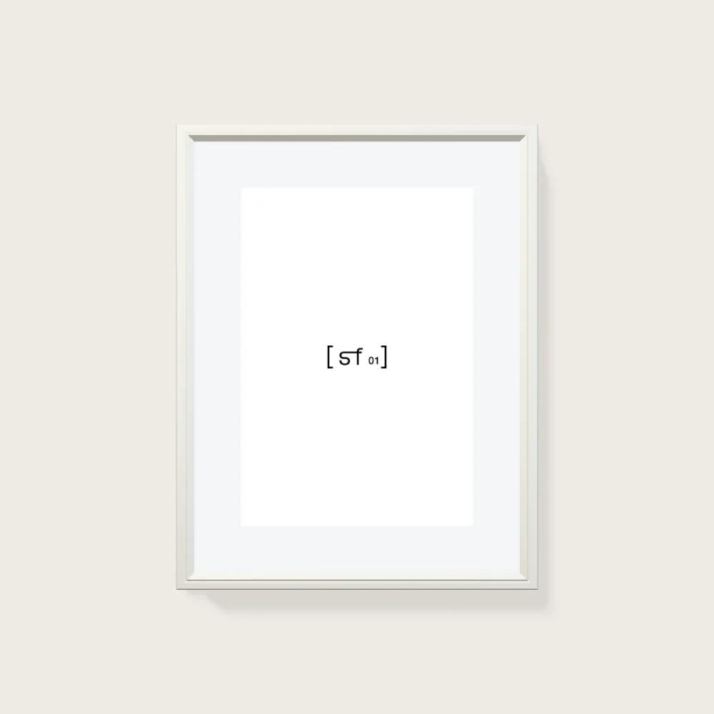 30x40 cm [SF01] Bildgröße 22x32 cm - mit Passepartout