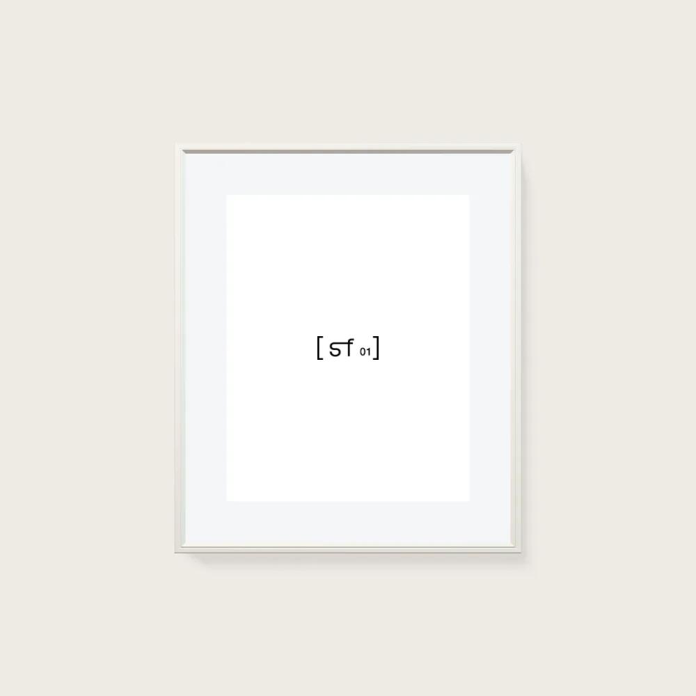 50x60 cm [SF01] Bildgröße 38x48 cm - mit Passepartout
