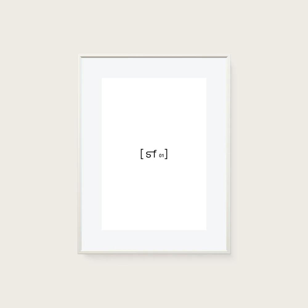 60x80 cm [SF01] Bildgröße 44x64 cm - mit Passepartout
