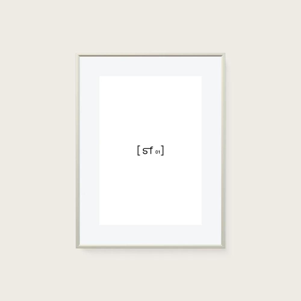 60x80 cm [SF01] Bildgröße 44x64 cm - mit Passepartout
