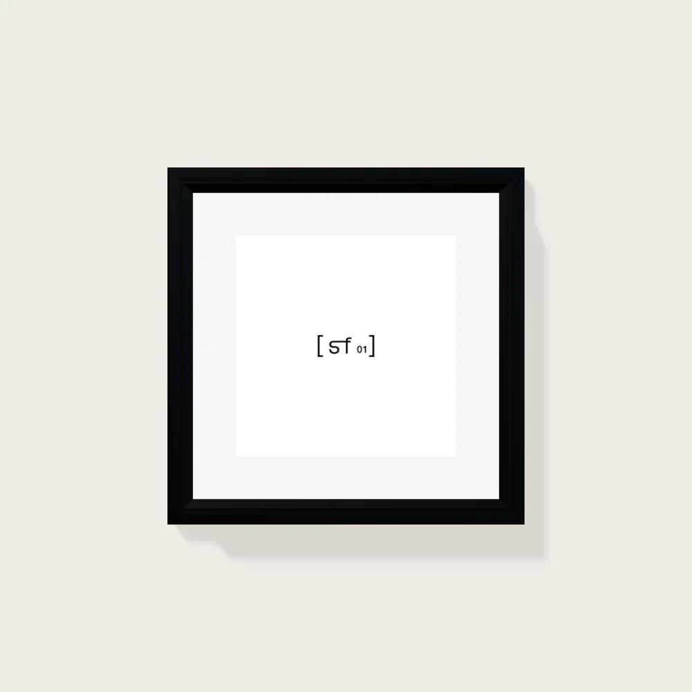 20x20 cm [SF01] Bildgröße 15x15 cm - mit Passepartout