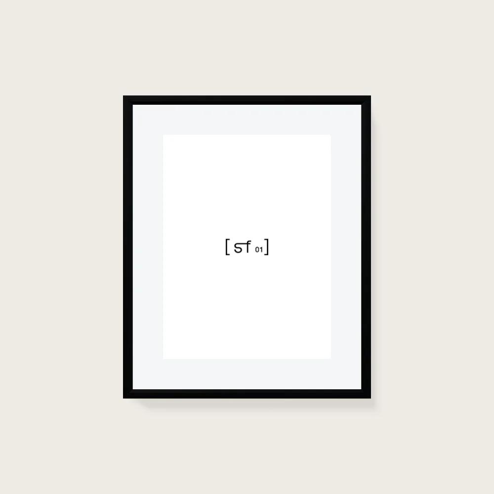 40x50 cm [SF01] Bildgröße 30x40 cm - mit Passepartout