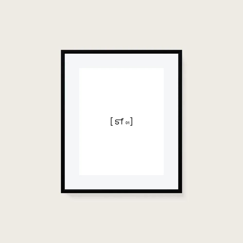 50x60 cm [SF01] Bildgröße 38x48 cm - mit Passepartout