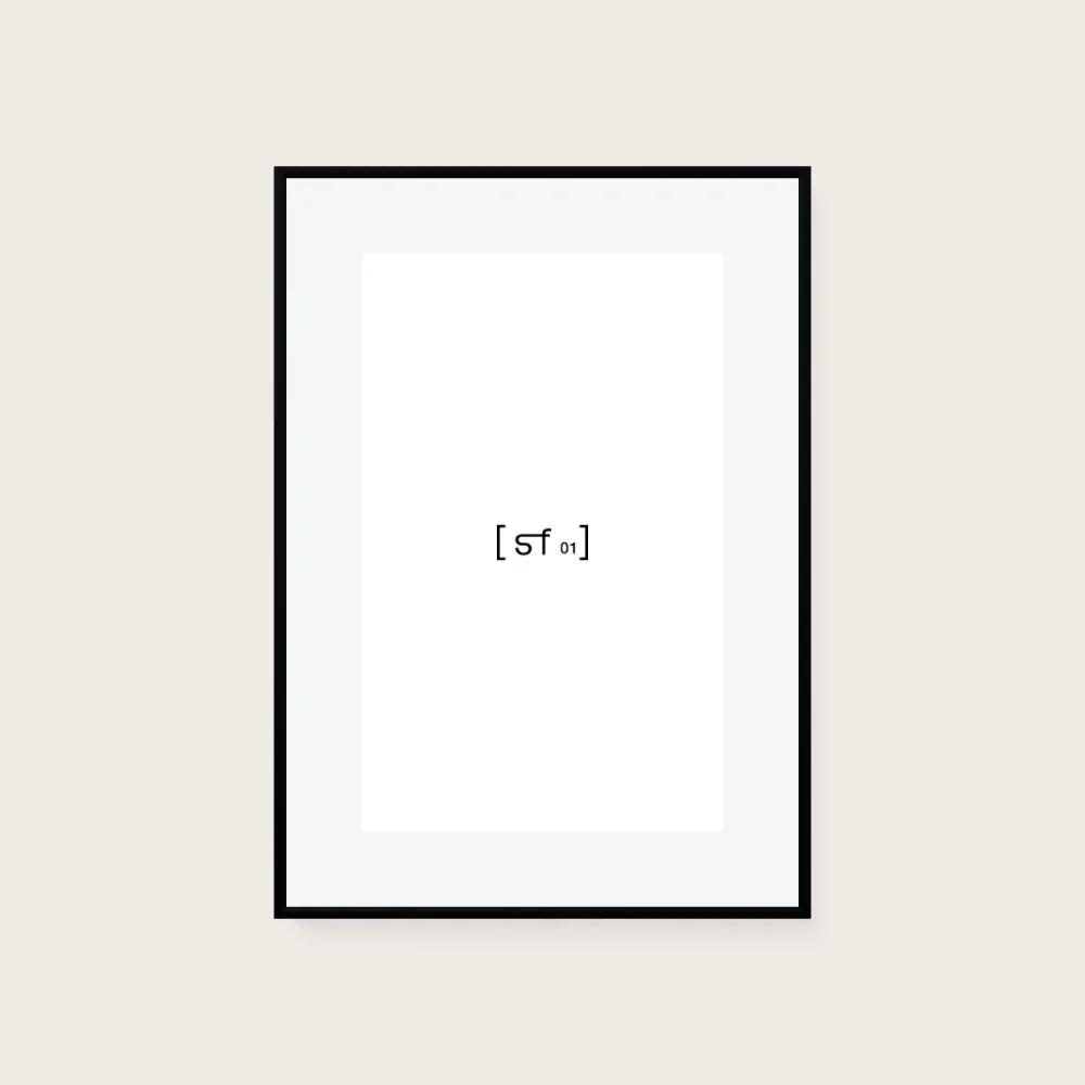 70x100 cm [SF01] Bildgröße 50x80 cm - mit Passepartout