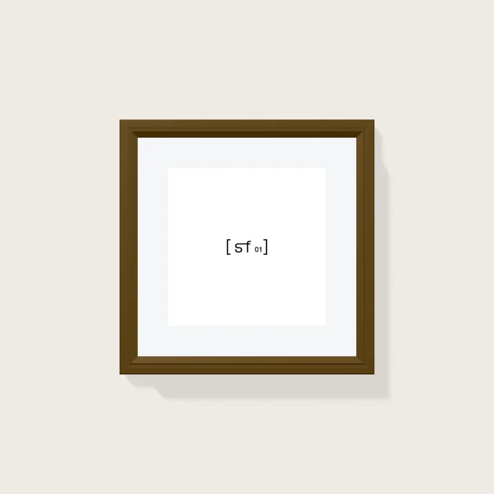 20x20 cm [SF01] Bildgröße 15x15 cm - mit Passepartout