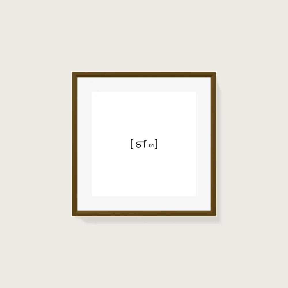 40x40 cm [SF01] Bildgröße 32x32 cm - mit Passepartout