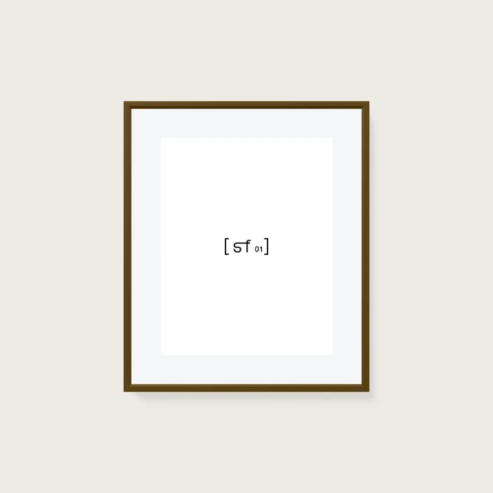 50x60 cm [SF01] Bildgröße 38x48 cm - mit Passepartout