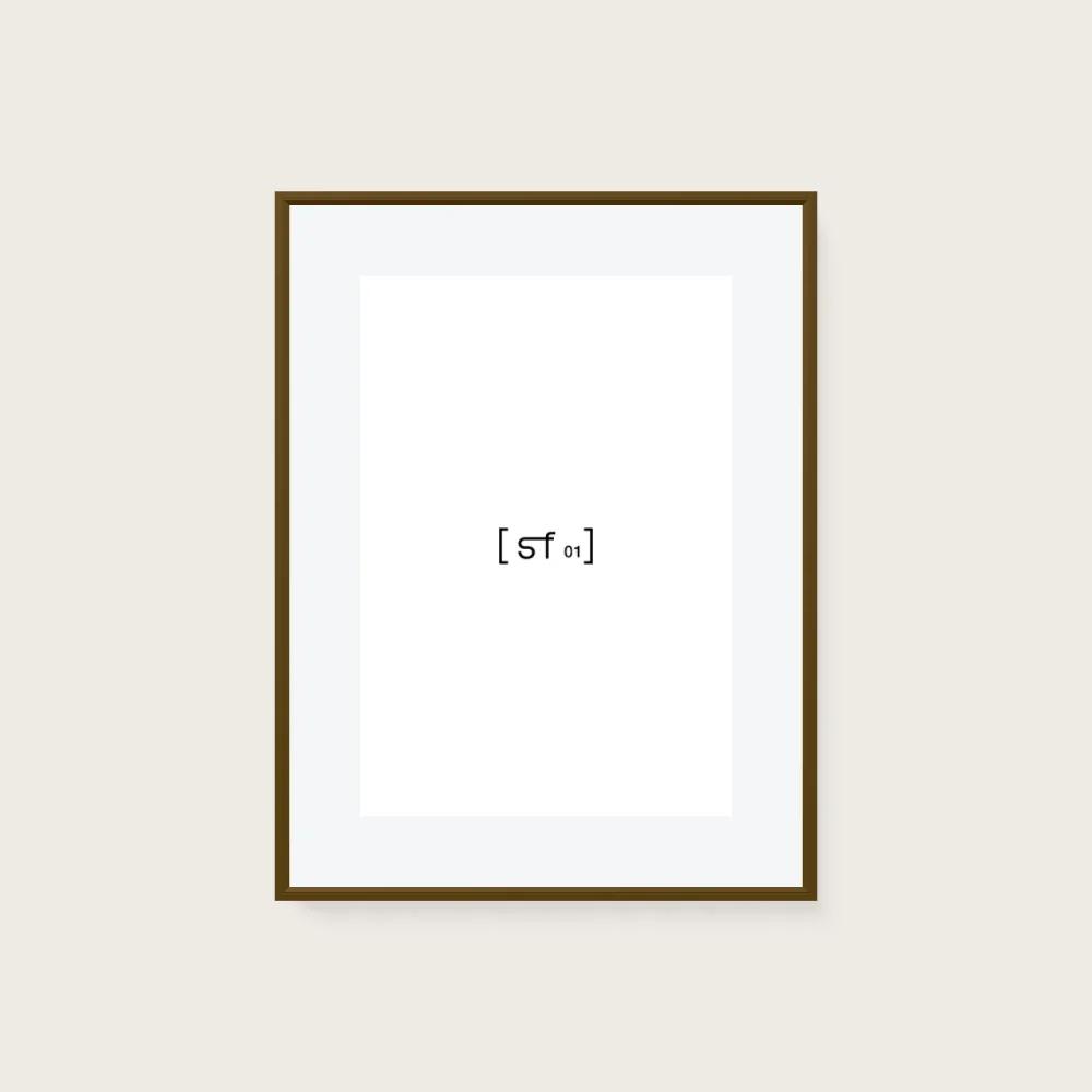 60x80 cm [SF01] Bildgröße 44x64 cm - mit Passepartout