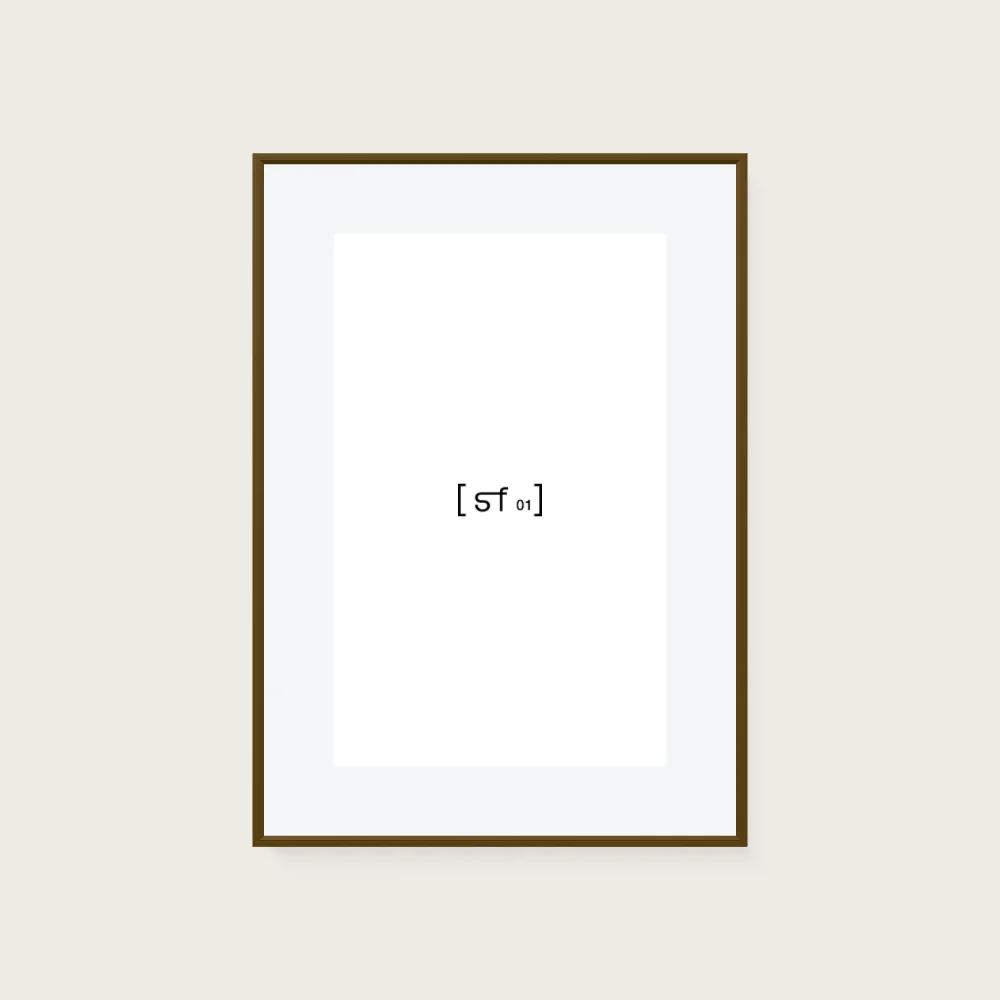 70x100 cm [SF01] Bildgröße 50x80 cm - mit Passepartout