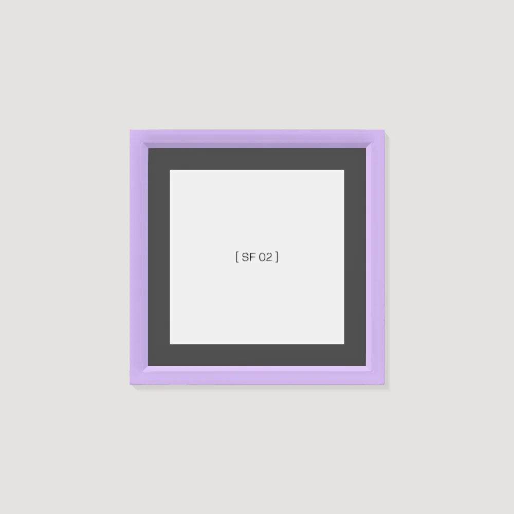 50x50 cm [SF02] Bildgröße 40x40 cm - mit Passepartout