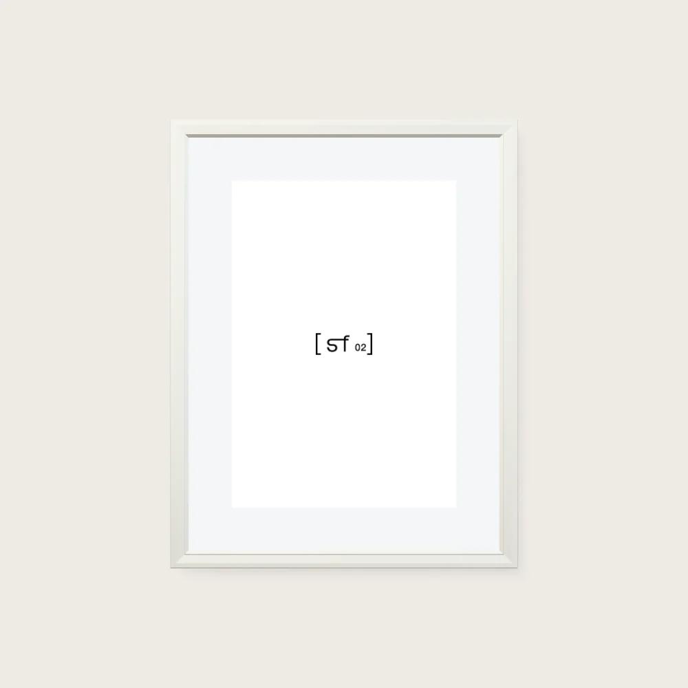 60x80 cm [SF02] Bildgröße 44x64 cm - mit Passepartout
