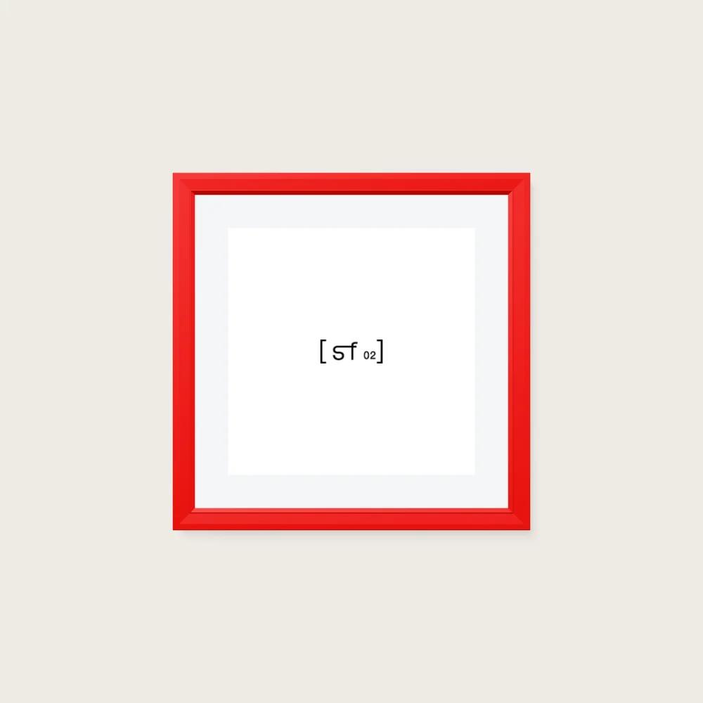50x50 cm [SF02] Bildgröße 40x40 cm - mit Passepartout