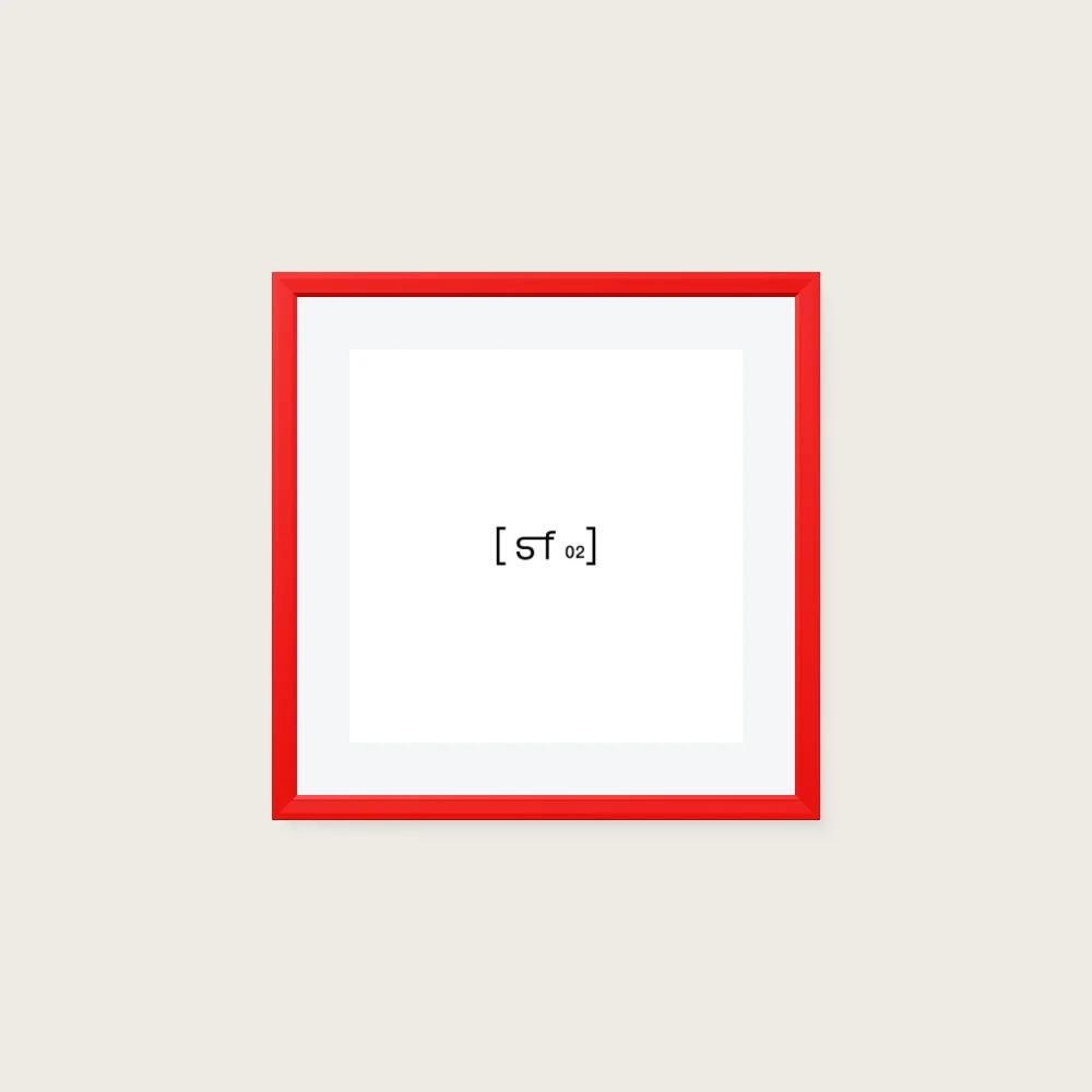 70x70 cm [SF02] Bildgröße 56x56 cm - mit Passepartout