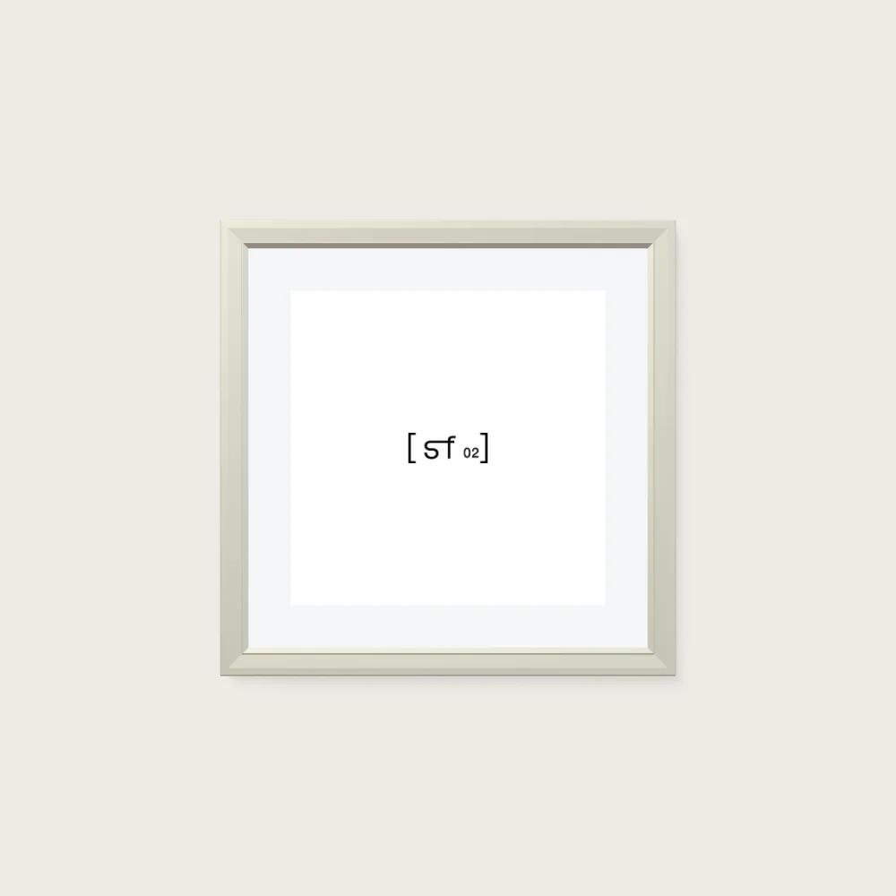 50x50 cm [SF02] Bildgröße 40x40 cm - mit Passepartout