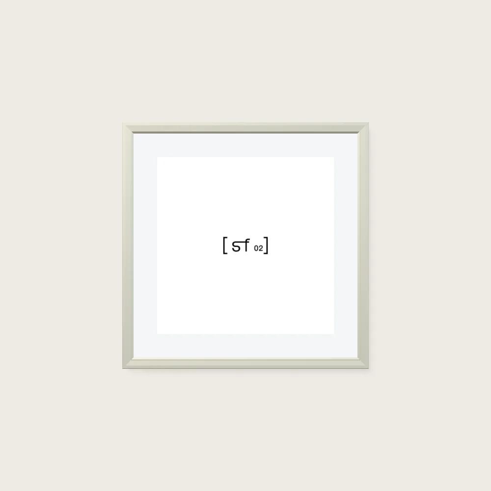 70x70 cm [SF02] Bildgröße 56x56 cm - mit Passepartout
