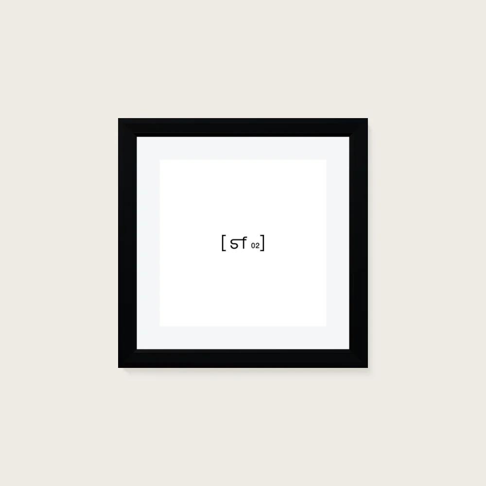 40x40 cm [SF02] Bildgröße 32x32 cm - mit Passepartout