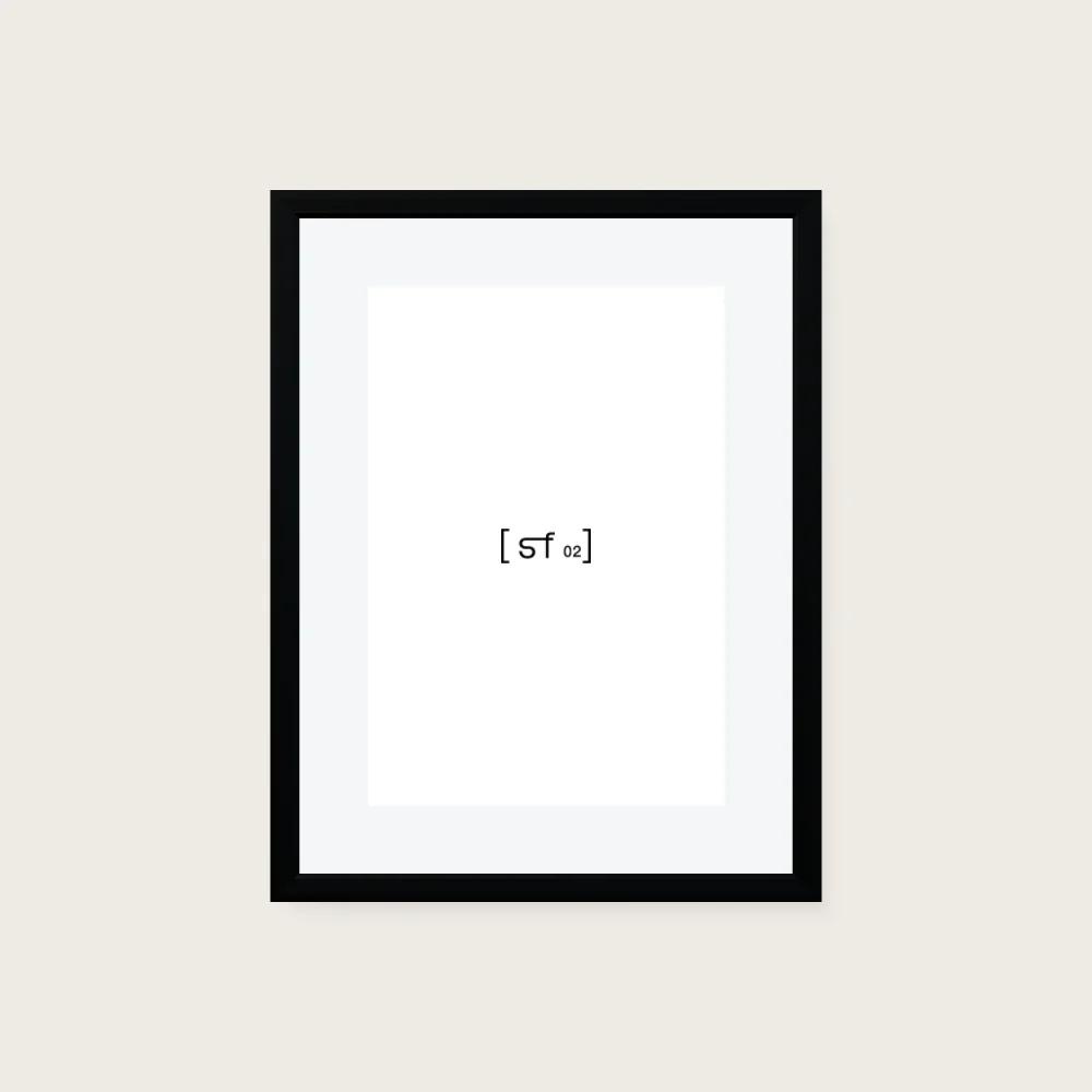 60x80 cm [SF02] Bildgröße 44x64 cm - mit Passepartout