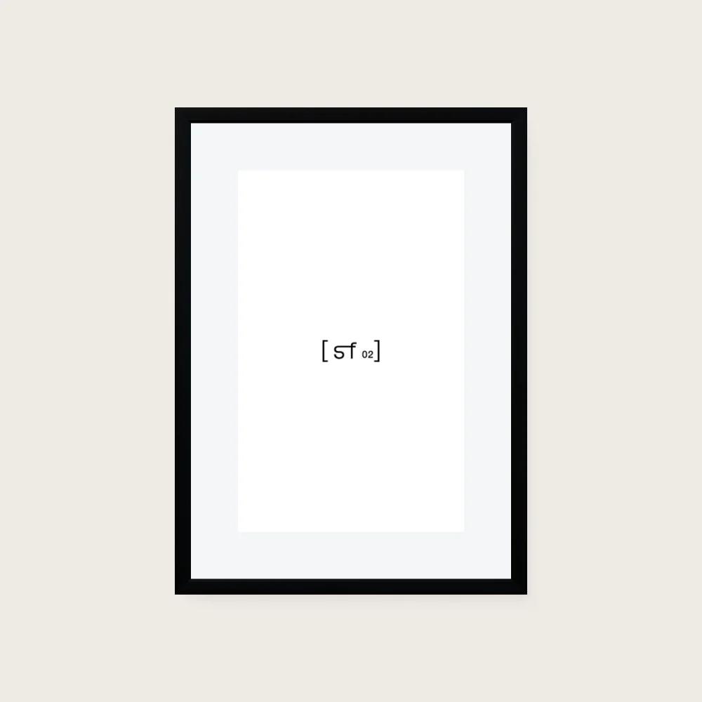 70x100 cm [SF02] Bildgröße 50x80 cm - mit Passepartout