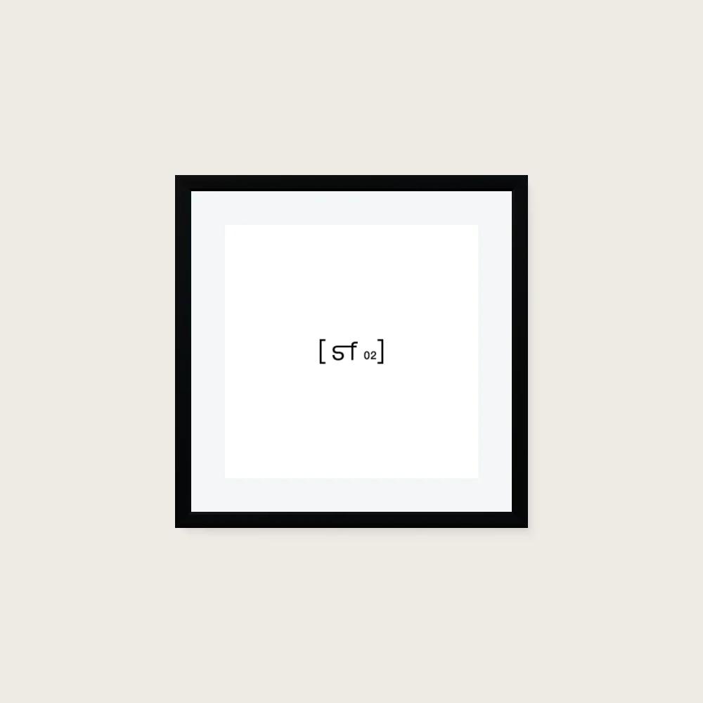 70x70 cm [SF02] Bildgröße 56x56 cm - mit Passepartout