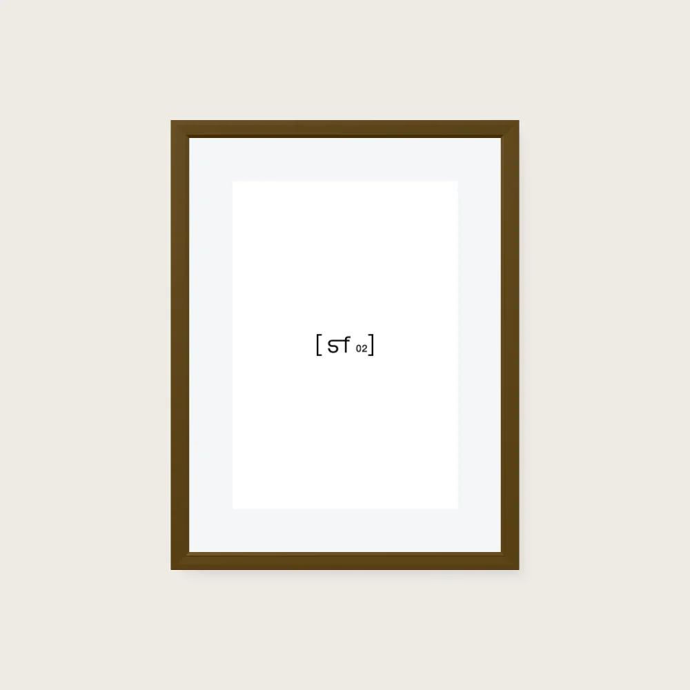 60x80 cm [SF02] Bildgröße 44x64 cm - mit Passepartout