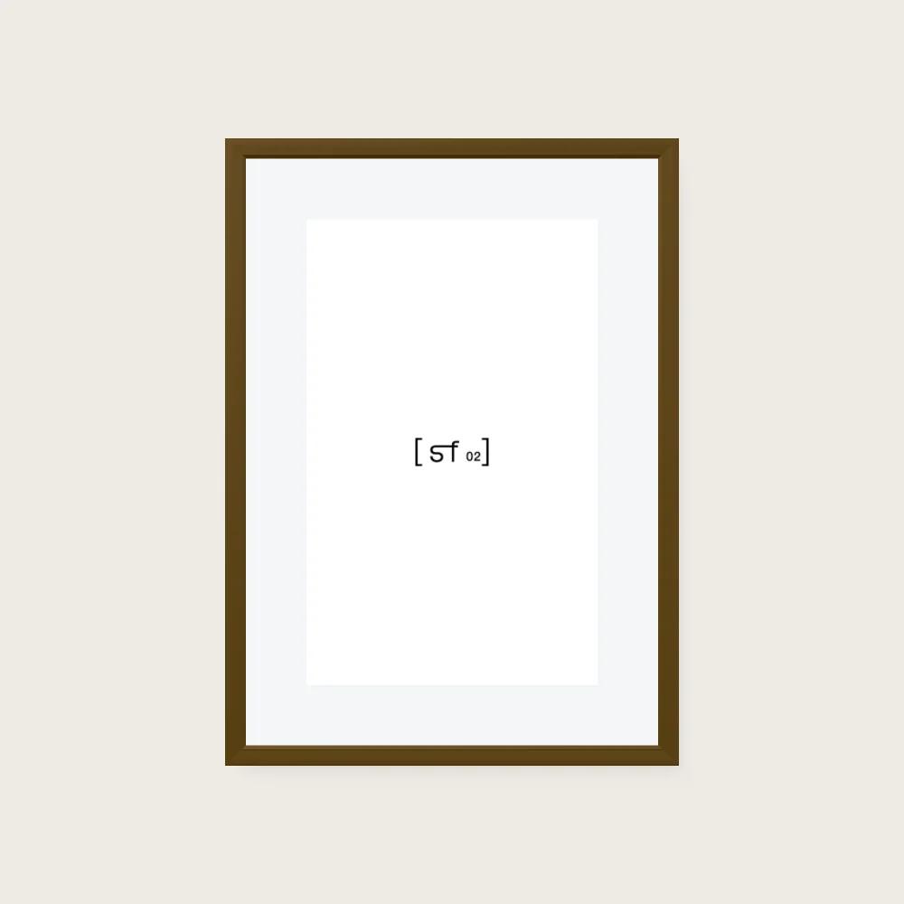 70x100 cm [SF02] Bildgröße 50x80 cm - mit Passepartout