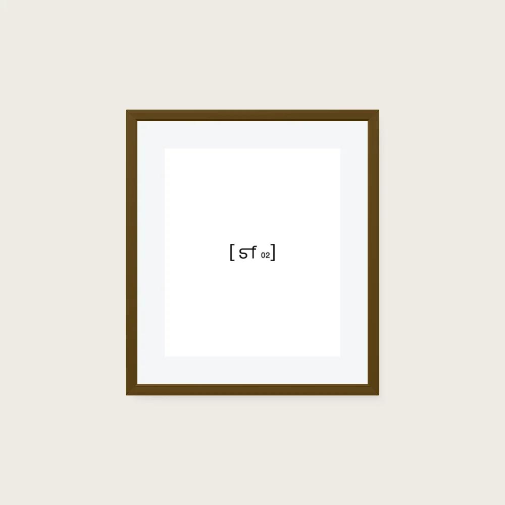 70x80 cm [SF02] Bildgröße 54x64 cm - mit Passepartout