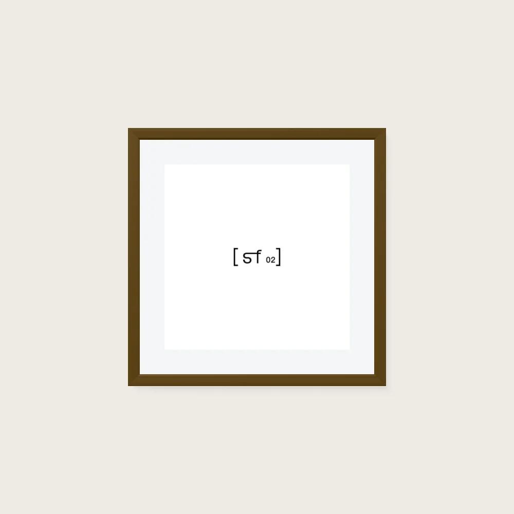 70x70 cm [SF02] Bildgröße 56x56 cm - mit Passepartout