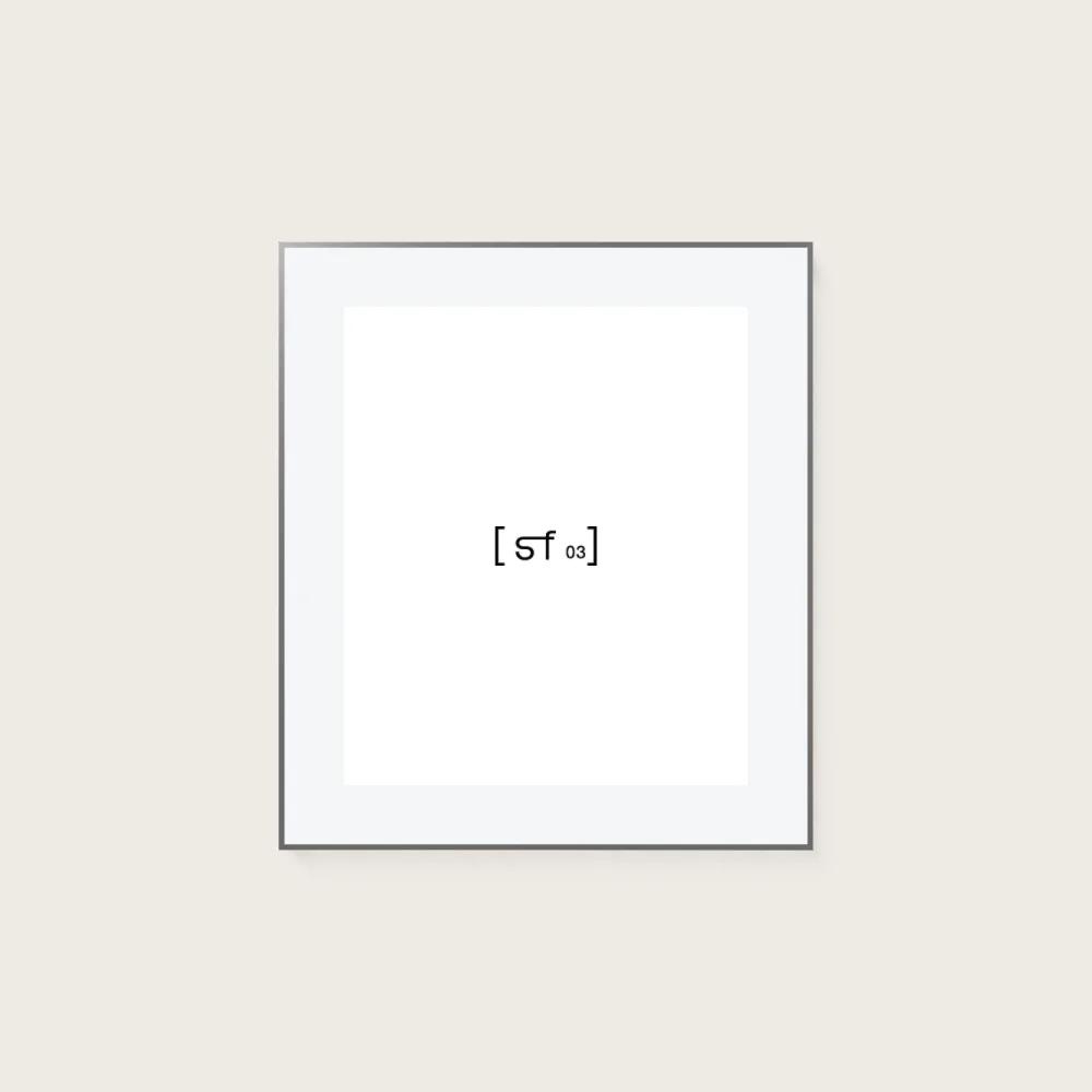 70x80 cm [SF03] Bildgröße 54x64 cm - mit Passepartout