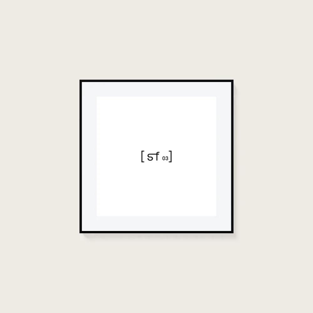50x50 cm [SF03] Bildgröße 40x40 cm - mit Passepartout