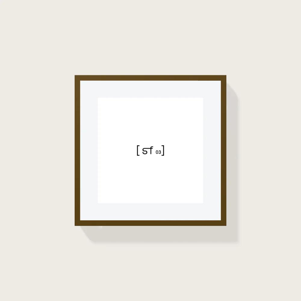 20x20 cm [SF03] Bildgröße 15x15 cm - mit Passepartout