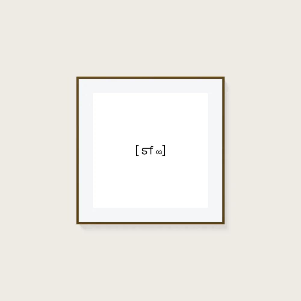 50x50 cm [SF03] Bildgröße 40x40 cm - mit Passepartout