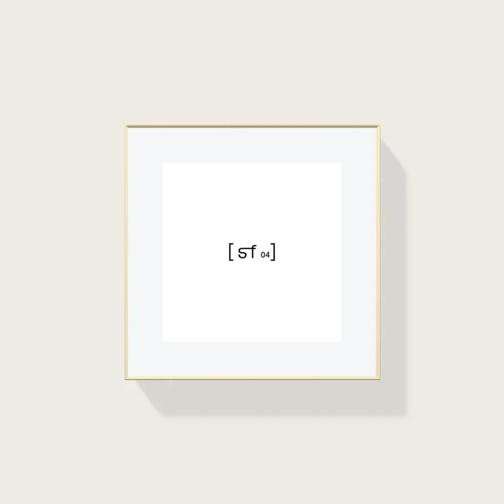 20x20 cm [SF04] Bildgröße 15x15 cm - mit Passepartout