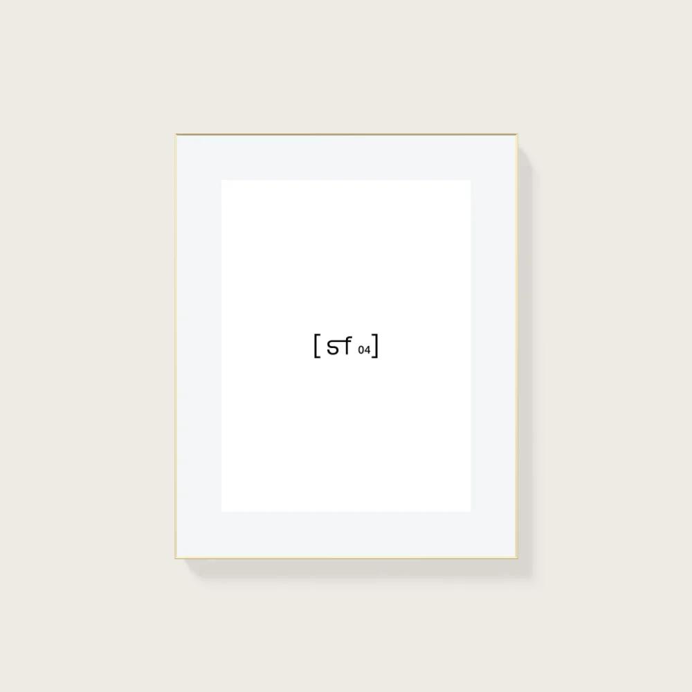 40x50 cm [SF04] Bildgröße 30x40 cm - mit Passepartout