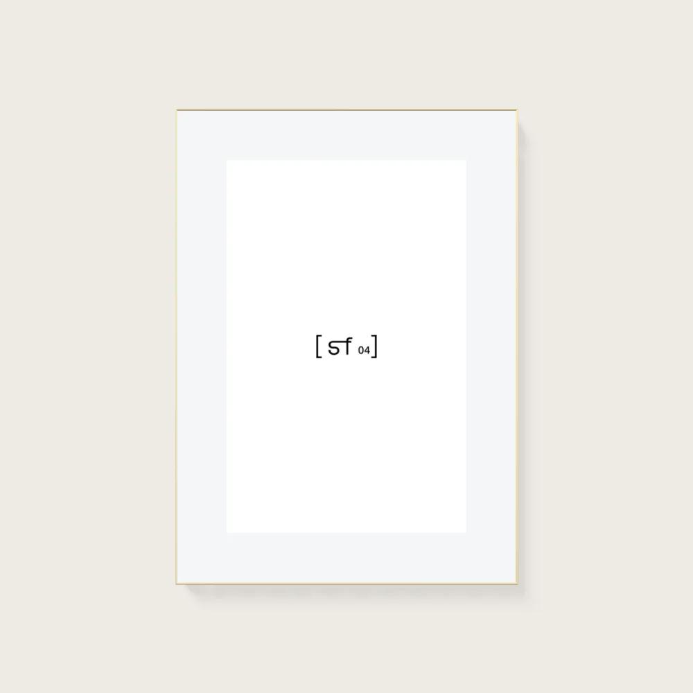 50x70 cm [SF04] Bildgröße 36x56 cm - mit Passepartout