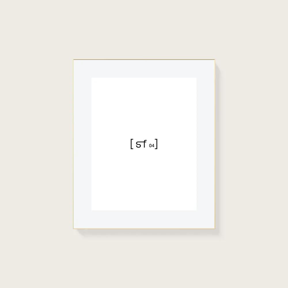 50x60 cm [SF04] Bildgröße 38x48 cm - mit Passepartout