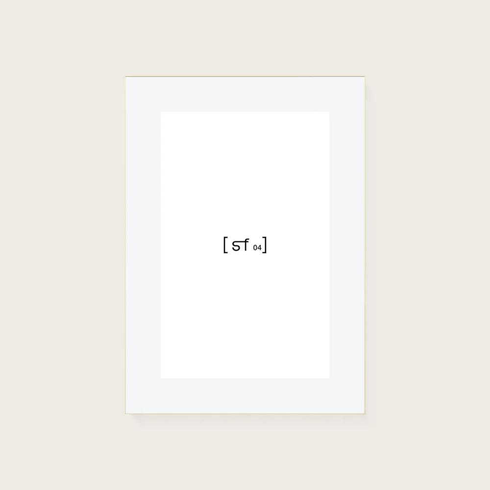 84,1x118,9 cm [SF04] Bildgröße 60,1x94,9 cm - mit Passepartout