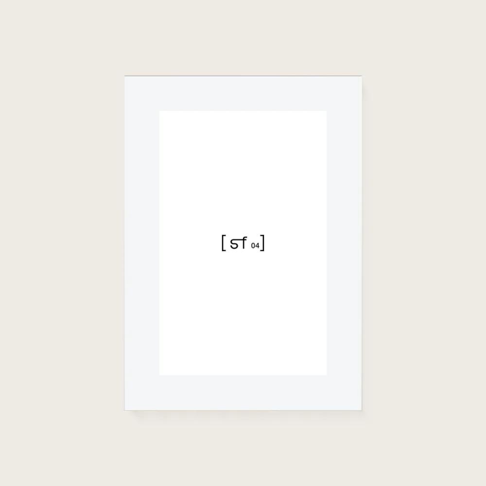 84,1x118,9 cm [SF04] Bildgröße 60,1x94,9 cm - mit Passepartout