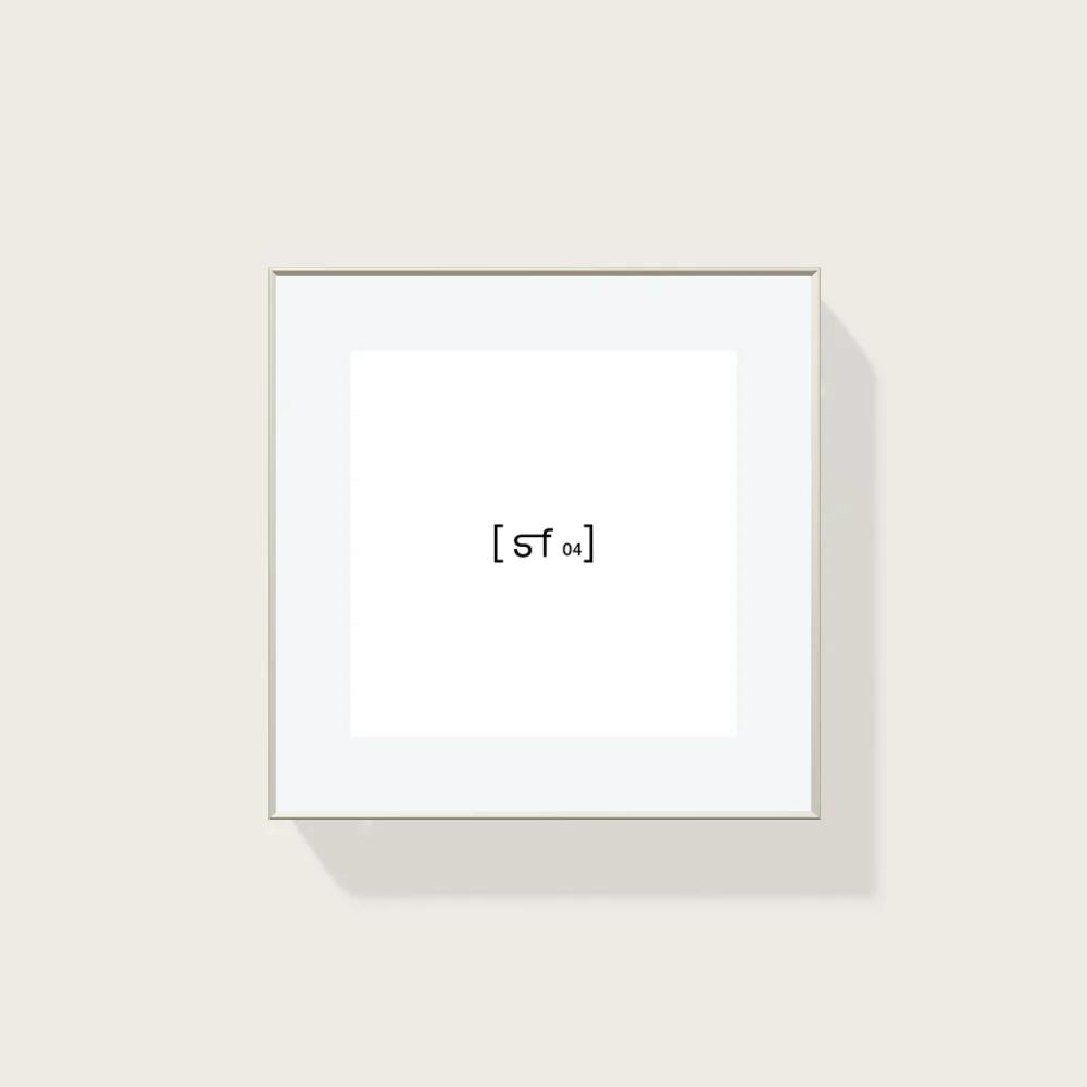 20x20 cm [SF04] Bildgröße 15x15 cm - mit Passepartout