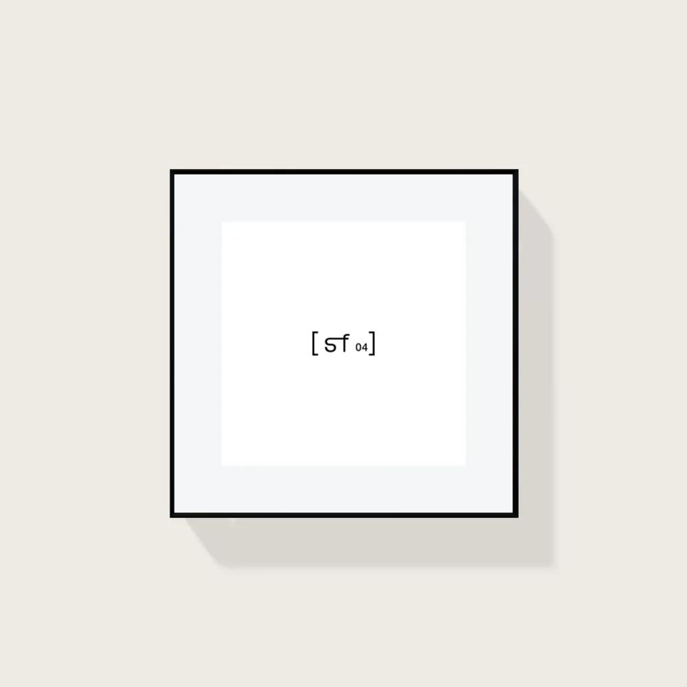 20x20 cm [SF04] Bildgröße 15x15 cm - mit Passepartout