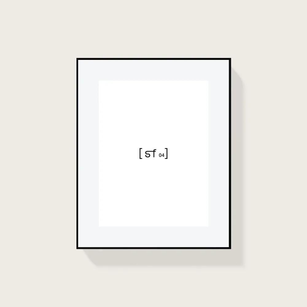 24x30 cm [SF04] Bildgröße 18x24 cm - mit Passepartout