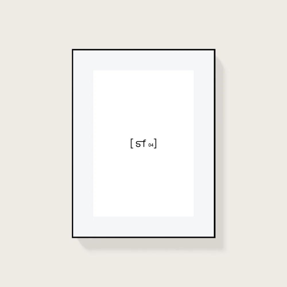 30x40 cm [SF04] Bildgröße 22x32 cm - mit Passepartout